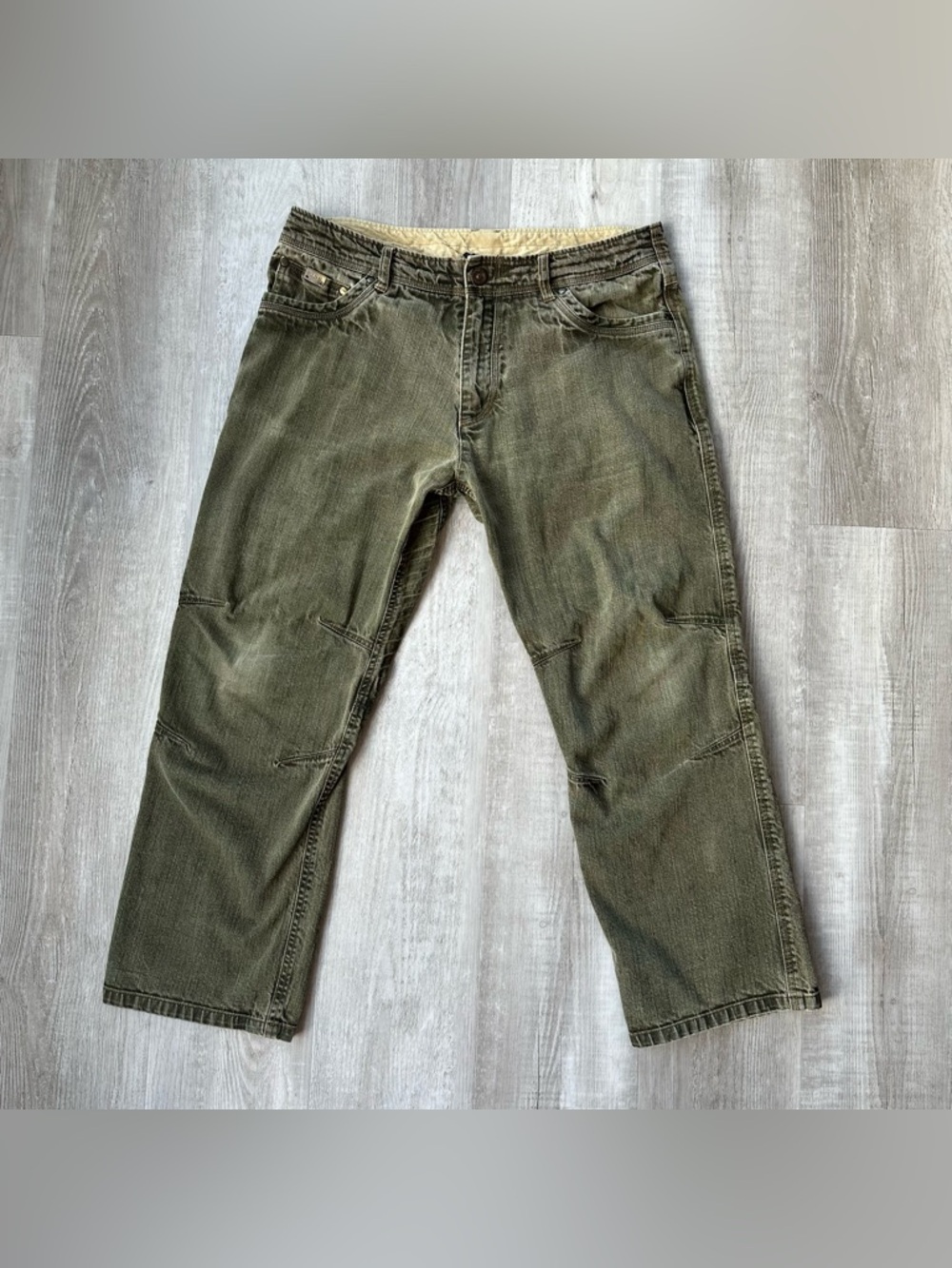 KUHL Green Riot Articulated Knees Jeans